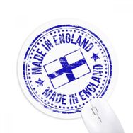 Dıythinker Made in UK England Landmark Bayrak Baskılı Yuvarlak Kaymaz Kauçuk Mouse Pad