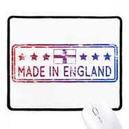 Dıythinker Made in UK England Landmark Bayrak Desen Kaymaz Siyah Başlıklı Kenarlar Mouse Pad