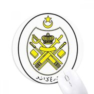 Dıythinker Malezya Asya Ulusal Amblem Baskılı Yuvarlak Kaymaz Kauçuk Mouse Pad