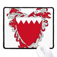Dıythinker Manama Bahreyn Ulusal Amblem Kaymaz Siyah Başlıklı Kenarlar Mouse Pad