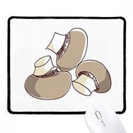 Dıythinker Mantar Çizgisi İllüstrasyon Realstic Kaymaz Siyah Başlıklı Kenarlar Mouse Pad