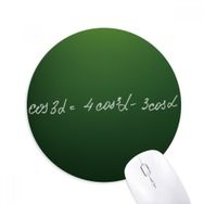 Dıythinker Matematik Kowledge Cosine Formula Baskılı Yuvarlak Kaymaz Kauçuk Mouse Pad