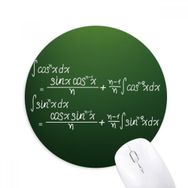 Dıythinker Matematik Kowledge Cosine Integral Formula Baskılı Yuvarlak Kaymaz Kauçuk Mouse Pad