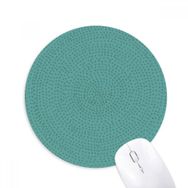 Dıythinker Mavi Desenler Daire Noktalı Çizgiler Baskılı Yuvarlak Kaymaz Kauçuk Mouse Pad