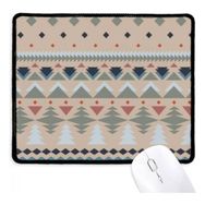 Dıythinker Mavi Kırmızı Gri Eşkenar Dörtgen Üçgen Kaymaz Mouse Pad