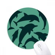 Dıythinker Mavi Okyanus Köpekbalığı Biyolojisi Baskılı Yuvarlak Kaymaz Kauçuk Mouse Pad