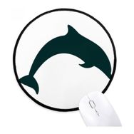 Dıythinker Mavi Okyanus Uysal Atlama Yunus Yuvarlak Kaymaz Mouse Pad