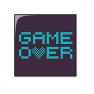 Dıythinker Mavi Oyun Piksel Seramik 10x10 cm Seramik Karo