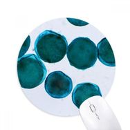 Dıythinker Mavi Yaratık Hücre Resim Deseni Baskılı Yuvarlak Kaymaz Kauçuk Mouse Pad