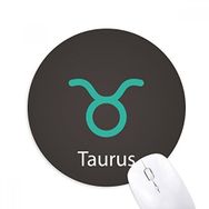 Dıythinker Mayıs Nisan Boğa Takımyıldızı Desenli Baskılı Yuvarlak Kaymaz Kauçuk Mouse Pad
