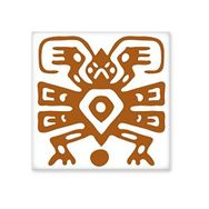Dıythinker Meksika Totems Meksika Antik Medeniyet Seramik 10x10 cm Seramik Karo
