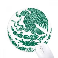 Dıythinker Meksika Ulusal Amblem Ülke Baskılı Yuvarlak Kaymaz Kauçuk Mouse Pad