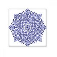 Dıythinker Menekşe Dekoratif Klasik Çiçek Desenli 10x10 cm Seramik Karo