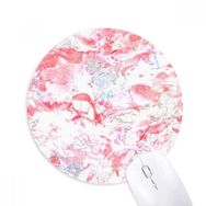 Dıythinker Mermer Modern Edebiyat Taze Desen Baskılı Yuvarlak Kaymaz Kauçuk Mouse Pad