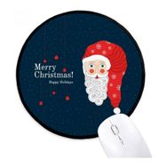 Dıythinker Merry Christmas Noel Baba Yuvarlak Kaymaz Mouse Pad