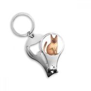 Dıythinker Miaoji Boyama Suluboya Kedi Siyam Anahtarlık