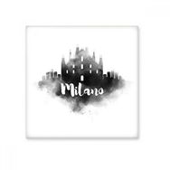 Dıythinker Milano İtalya Mürekkep Şehir Seramik Bisk Fayans Dekorasyon 20x20 cm Seramik Karo