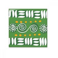 Dıythinker Misina Sayısı Meksika Totemleri Antik Medeniyet Çizimi 15x15 cm Seramik Karo