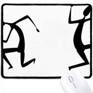 Dıythinker Mısır Soyut Totem Fresk Komik Kaymaz Mouse Pad