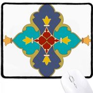 Dıythinker Modern Barok Çiçek Yaprak Paralel Desen Kaymaz Mouse Pad