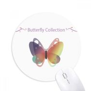 Dıythinker Mor Kelebek Koleksiyonu Baskılı Yuvarlak Kaymaz Kauçuk Mouse Pad