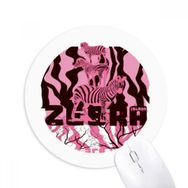 Dıythinker Mor Zebra Dalları Baskılı Yuvarlak Hayvan Baskılı Yuvarlak Kaymaz Kauçuk Mouse Pad