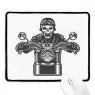 Dıythinker Motosiklet İskelet Işıkları Gözlük Desen Kaymaz Siyah Başlıklı Kenarlar Mouse Pad