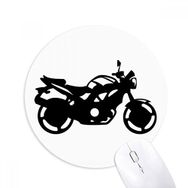 Dıythinker Motosiklet Mekanik Siluet Desenli Baskılı Yuvarlak Kaymaz Kauçuk Mouse Pad