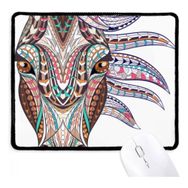 Dıythinker Mozaik Tarzı Renkli At Tasarımı Kaymaz Mousepad Oyunu Ofis Siyah Titched Kenarları Hediye