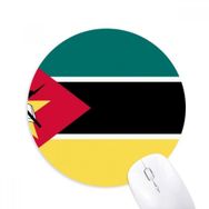 Dıythinker Mozambique Ulusal Bayrak Afrika Ülke Baskılı Yuvarlak Kaymaz Kauçuk Mouse Pad