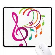 Dıythinker Müzik Notasyonu Yeşil Turuncu Pembe Kaymaz Siyah Başlıklı Kenarlar Mouse Pad
