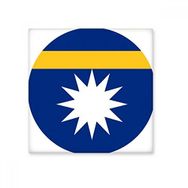 Dıythinker Nauru Okyanusya Ulusal Amblem Seramik 10x10 cm Seramik Karo
