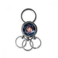 Dıythinker Nebula Tozu Yıldız Nebula Kozmik Göz İllüstrasyon Desen Metal Anahtarlık