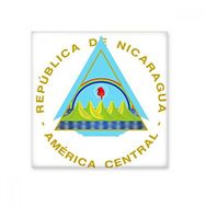Dıythinker Nicaragua Ulusal Amblem 15x15 cm Seramik Karo