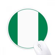 Dıythinker Nijerya Afrika Ulusal Amblem Baskılı Yuvarlak Kaymaz Kauçuk Mouse Pad