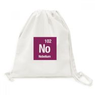 Dıythinker No Nobelium Chemical Element chem Kanvas İpli Sırt Çantası