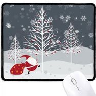 Dıythinker Noel Baba Kar Tanesi Ağacı Kaymaz Mouse Pad