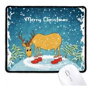 Dıythinker Noel Geyik Festivali Illüstrasyon Kaymaz Mouse Pad