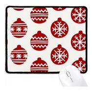 Dıythinker Noel Kar Tanesi Hattı Kırmızı Festival Kaymaz Mouse Pad