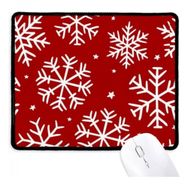 Dıythinker Noel Kar Tanesi Kırmızı Festival Kaymaz Mouse Pad