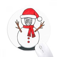 Dıythinker Noel Kardan Adam Horus Eşarp Dal Baskılı Yuvarlak Kaymaz Kauçuk Mouse Pad