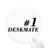 Dıythinker Number.1 Deskmate Mezuniyet Sezonu Baskılı Yuvarlak Kaymaz Kauçuk Mouse Pad