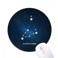 Dıythinker Oğlak Burcu Baskılı Yuvarlak Kaymaz Kauçuk Mouse Pad