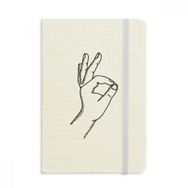 Dıythinker OK Gesture Line Çizim Baskılı A5 Defter