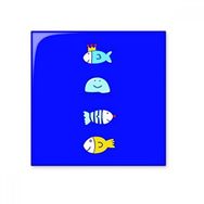 Dıythinker Okyanus Balığı Deniz Anası Seramik 10x10 cm Seramik Karo