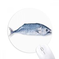 Dıythinker Okyanus Balık Taze Mavi Küçük Baskılı Yuvarlak Kaymaz Kauçuk Mouse Pad