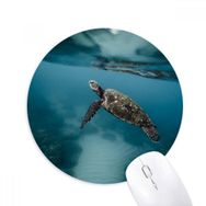 Dıythinker Okyanus Deniz Kaplumbağa Bilim Doğa Baskılı Yuvarlak Kaymaz Kauçuk Mouse Pad