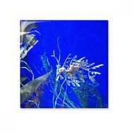 Dıythinker Okyanus Derin Su Mavi Hippocampus Su Resmi Seramik 10x10 cm Seramik Karo