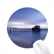 Dıythinker Okyanus Evi Su Bilimi Doğa Resmi Baskılı Yuvarlak Kaymaz Kauçuk Mouse Pad