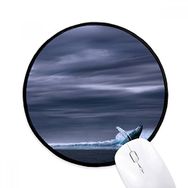 Dıythinker Okyanus Kambur Balık Bilim Doğa Resim Yuvarlak Kaymaz Mouse Pad